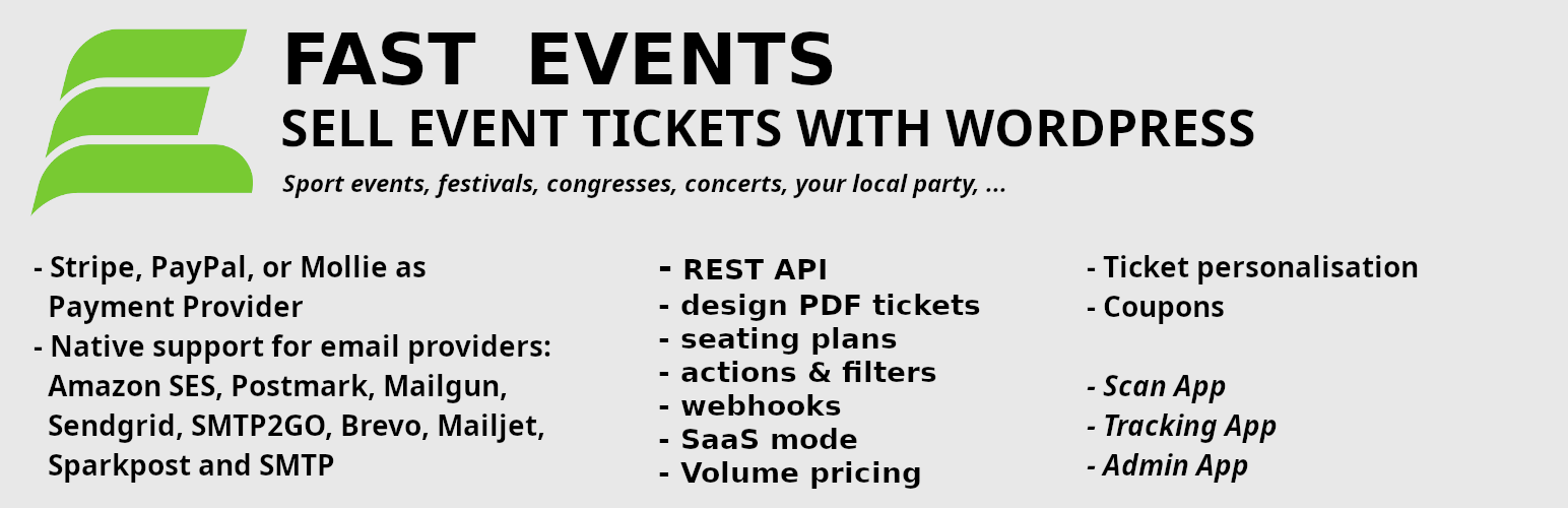Fast Events software